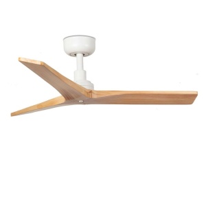 Ventilator aplicat tavan cu telecomanda KLIM S 92,5cm, alb/ pin