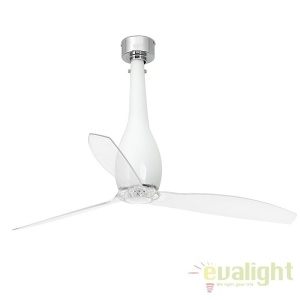 Ventilator cu telecomanda ETERFAN alb lucios/ transparent 32000