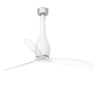Ventilator cu telecomanda ETERFAN alb mat/ transparent 32001