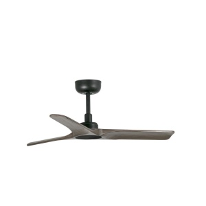 Ventilator de tavan cu telecomanda HEYWOOD S negru/stejar inchis