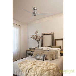 Ventilator de tavan modern cu telecomanda MINI TUBE FAN Transparent 33393 52821 universul-luminii.ro