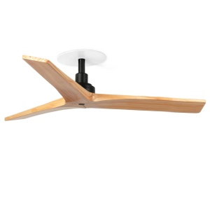 Ventilator incastrat tavan cu telecomanda KLIM S 92,5cm, negru/ pin
