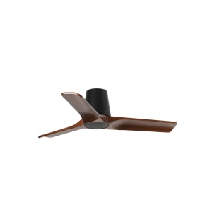 Ventilator tavan cu telecomanda HEYWOOD TUB S negru/nuc - Img 2