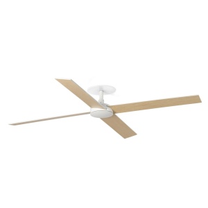 Ventilator tavan incastrabil cu telecomanda RUDDER 4 L alb/frasin