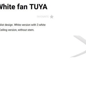 Ventilator tavan smart sistem TUYA si telecomanda PUNT TUB M alb - Img 4
