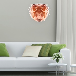 Abajur modern Silvia medium 50cm, cupru 50592 universul-luminii.ro