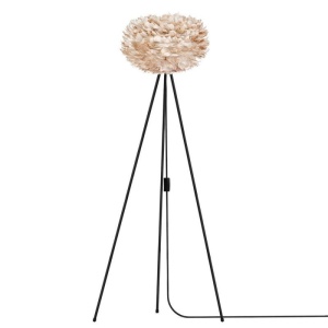 Accesoriu lampadar, Trepied negru pentru abajurul cu pene Eos si Silvia 47142 universul-luminii.ro