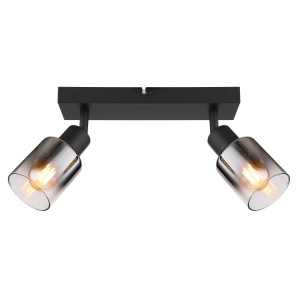 Aplica 2L design modern Hubertus negru 134902 universul-luminii.ro