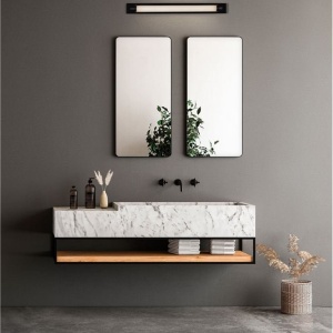 Aplica baie LED, protectie IP44, L-80cm, Negru, Fasko NVL-9236298 247732 universul-luminii.ro