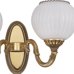 Aplica clasica din alama cu 2 brate design italian 9350 107892 universul-luminii.ro