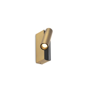 Aplica cu reader LED directionabil stil minimalist CRONOS bronz - Img 4