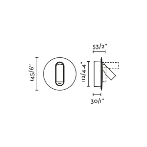 Aplica cu reader LED directionabil stil minimalist TIMIT USB C negru - Img 8