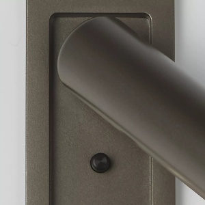 Aplica cu reader LED incastrabila perete Marylebone bronz - Img 3