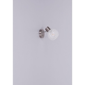 Aplica cu spot design modern WILLY nichel 210632 universul-luminii.ro
