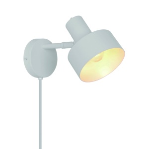 Aplica cu spot directionabil design nordic Matis alb - Img 1