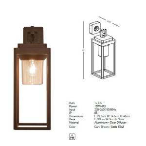 Aplica de exterior stil traditional IP65 Payne 154402 universul-luminii.ro