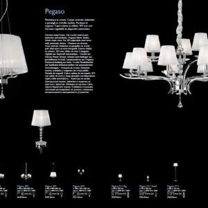 Aplica de perete 2 brate cristal Venezian PEGASO AP2 059211 44392 universul-luminii.ro
