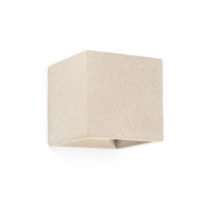 Aplica de perete ambientala design minimalist KAMEN bej 63311