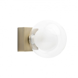 Aplica de perete baie cu protectie IP44 PERLA Old gold 40085