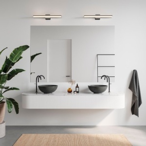 Aplica de perete baie LED Moodmaker IP44 Tinia 60 negru 133462 universul-luminii.ro