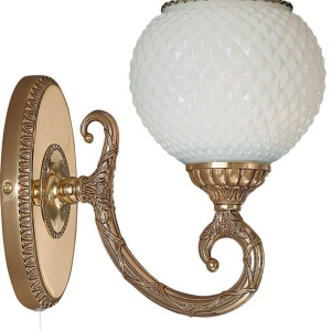 Aplica de perete clasica din alama design italian 8550 107952 universul-luminii.ro