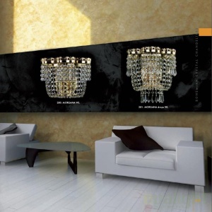 Aplica de perete Cristal Bohemia Exclusive Morgana drops WL CE 53812 universul-luminii.ro