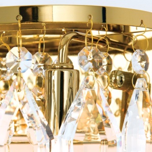Aplica de perete cristal K9 design elegant CELESTE aurie 234772 universul-luminii.ro