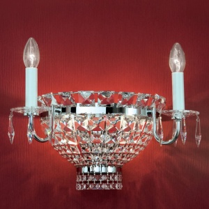 Aplica de perete cristal Swarovski AMBASSADOR crom, 4, universul-luminii.ro