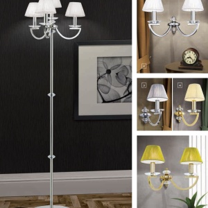 Aplica de perete cristal Swarovski eleganta de lux Avala 2L nickel plated 95742 universul-luminii.ro