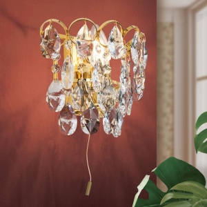 Aplica de perete cristal Swarovski KRISTALL KLASSISCH auriu, 5, universul-luminii.ro