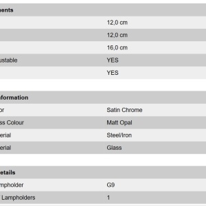 Aplica de perete cu 1 spot directionabil Max crom satin - Img 6