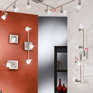 Aplica de perete cu 1 spot directionabil Max crom satin - Img 4