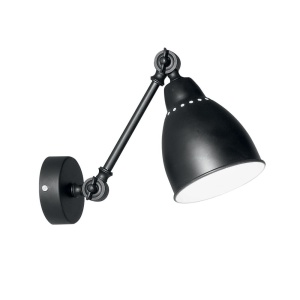 Aplica de perete cu brat reglabil, finisaj negru, NEWTON AP1 027852 188862 universul-luminii.ro