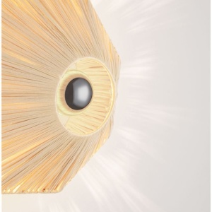Aplica de perete cu design texturat ELVIO natur 30cm - Img 10
