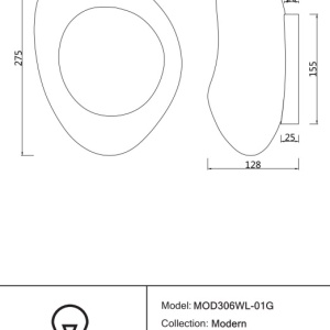Aplica de perete cu forma geometrica asimetrica Mabell auriu 100942 universul-luminii.ro