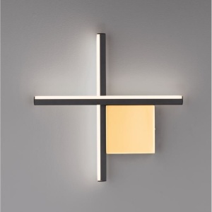 Aplica de perete cu lumina ambientala LED Cross 30cm 228942 universul-luminii.ro