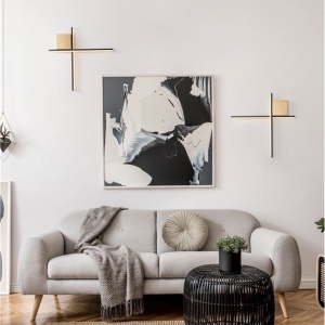 Aplica de perete cu lumina ambientala LED Cross 50cm 228952 universul-luminii.ro