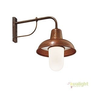 Aplica de perete cu protectie IP44, fabricata manual, diam.25,5cm, Contrada 243.25.OR