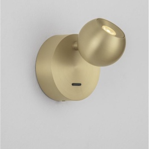 Aplica de perete cu spot LED SFERA aurie - Img 8