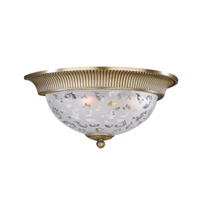 Aplica de perete design clasic din alama si sticla 6202