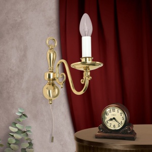 Aplica de perete design clasic FLAMISCH, alama lucioasa - Img 4