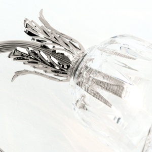 Aplica de perete design clasic LA BOHEME 2L, argintiu antic - Img 5