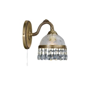 Aplica de perete design clasic realizata manual din alama si Cristal Scholer 6200 105212 universul-luminii.ro