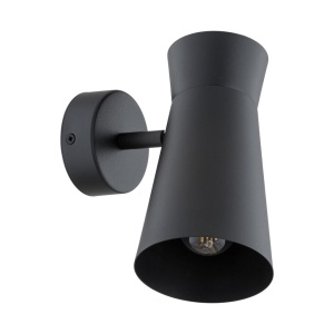 Aplica de perete design minimalist, Otel, Negru, LORD 245992 universul-luminii.ro