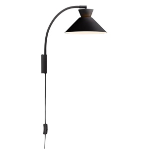 Aplica de perete design modern Dial negru 117192 universul-luminii.ro