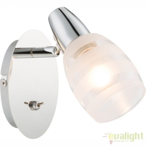 Aplica de perete design modern finisaj crom ROY 54985-1 GL