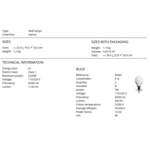 Aplica de perete design modern Narisa, roze gold SV-266782N 62042 universul-luminii.ro