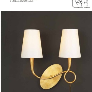 Aplica de perete design modern Paola 130962 universul-luminii.ro