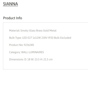 Aplica de perete design modern SIANNA - Img 3