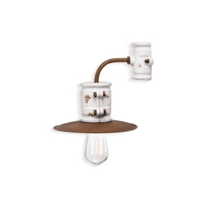 Aplica de perete design retro realizata manual din ceramica URBAN 217242 universul-luminii.ro